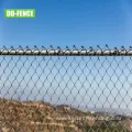 Inward Cranked Chain Link Mesh Fence